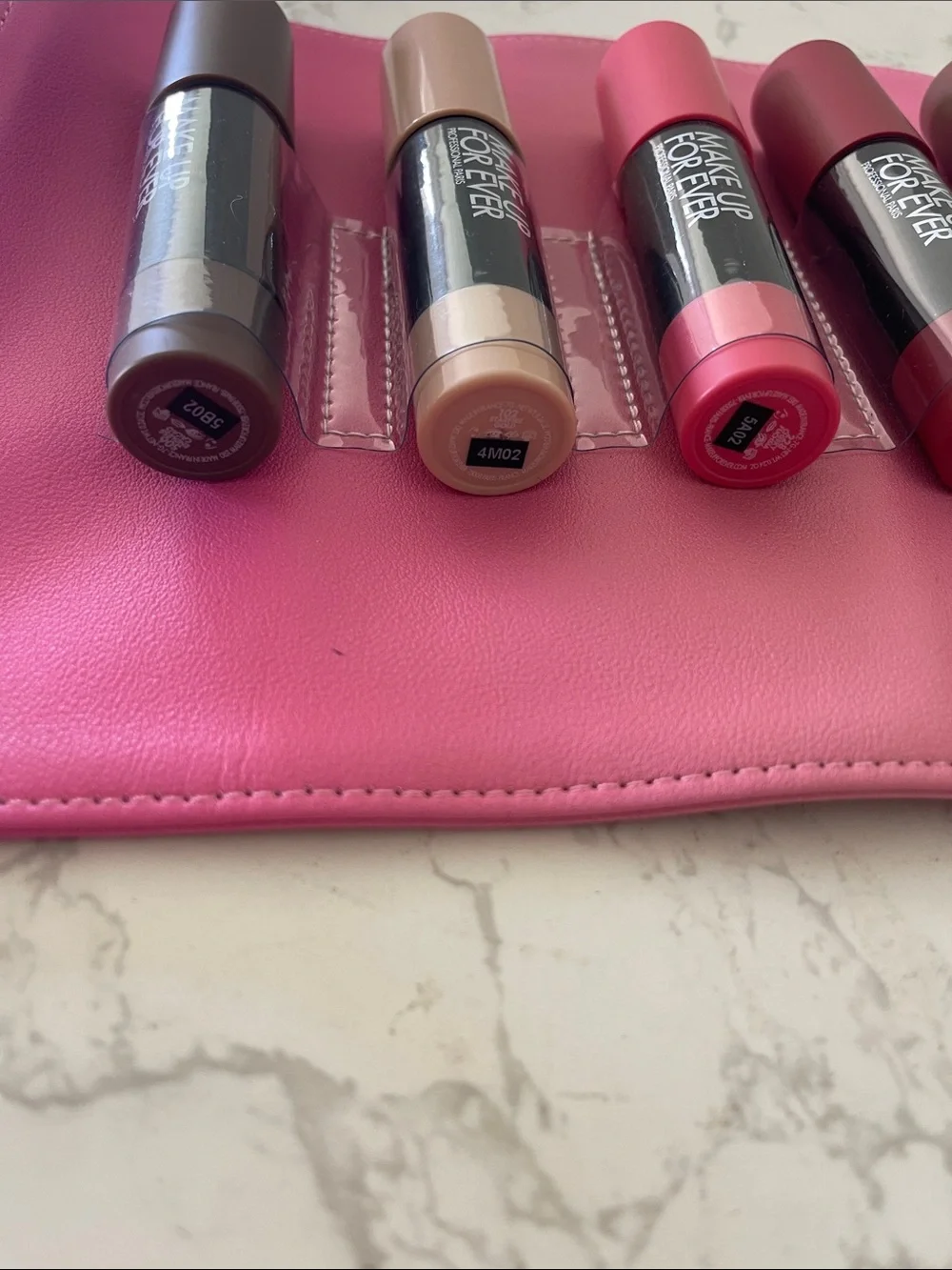 Makeup Forever Lipstick & Liners Set - Neutral Browns, Nudes & Soft Pinks